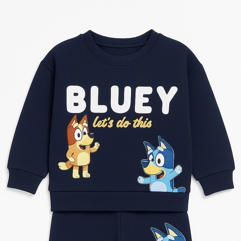 ست سویشرت و شلوار راحتی پسرانه مدل بلویی